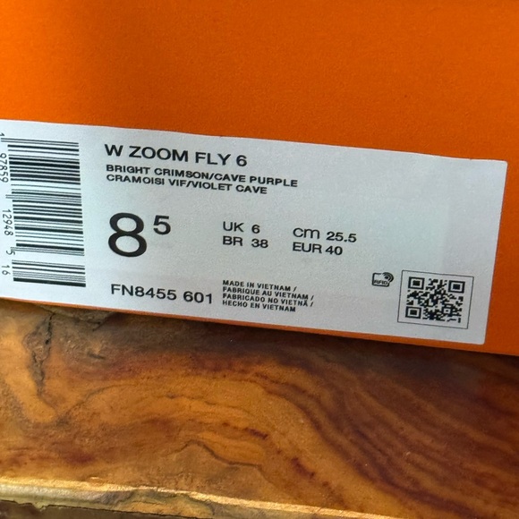 Nike Women’s Zoom Fly 6 Bright Orange and Neon Yellow/Green Shoes - Picture 10 of 16